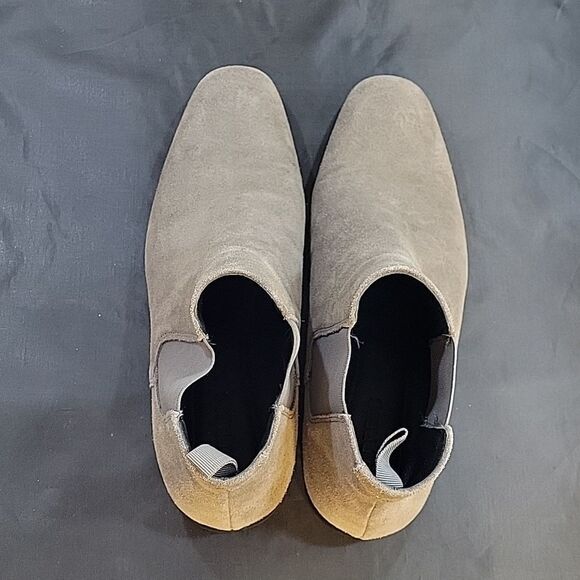 EXPRESS ALMOND TOE SLIP-ON MEN'S LEATHER BOOT - Picture 6 of 16